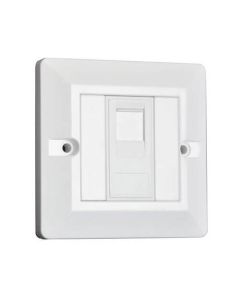 Presa a muro RJ45 (singola o doppia) Singola