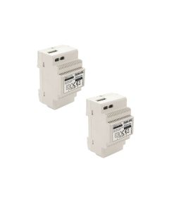 Set di 2 trasformatore da 230 V a 24 V per quadri elettrici su guida DIN - WelcomeEye Power