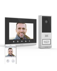 Videocitofono Smart - senza fili, a lunga portata 350 metri - Wave 2 - Extel - 720321