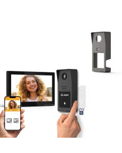 Kit videocitofono filare smart Digital Connect + scocca grafite
