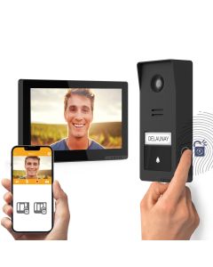 Videocitofono senza fili Smart con accesso tramite impronta digitale - Wave 3 - Extel - 720337