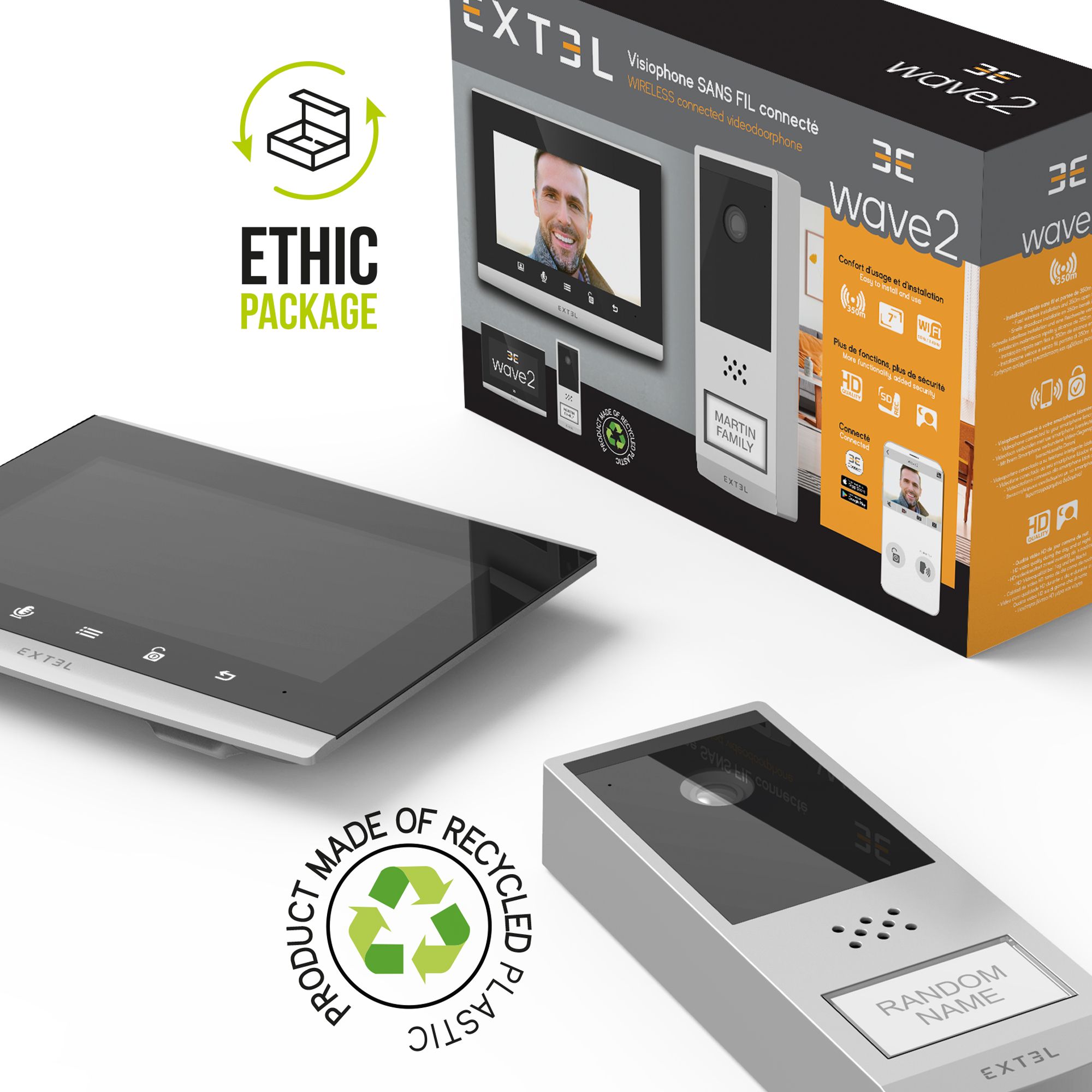 Un videocitofono dal design eco-compatibile