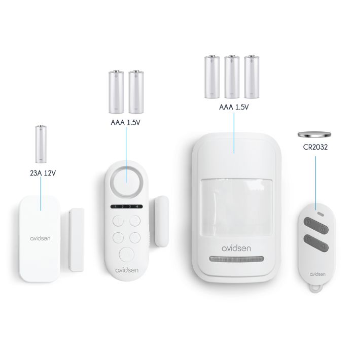 Kit completo di miniallarme e accessori Small Kit Guard - Avidsen - 100021