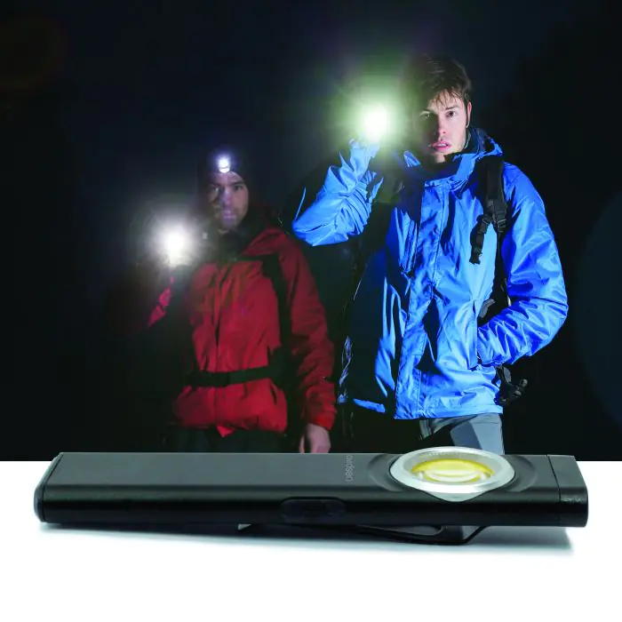 CKLHCFF Torcia Portachiavi LED COB Ricaricabile – 500 Lumen, 5 Modalità, Base Magnetica E Manico Pieghevole, Mini Luce Da Lavoro USB-C, Per Esterno E Emergenza