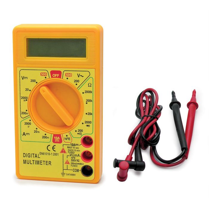 Det di 6 multimetro portatile Avidsen con cinque diverse misure