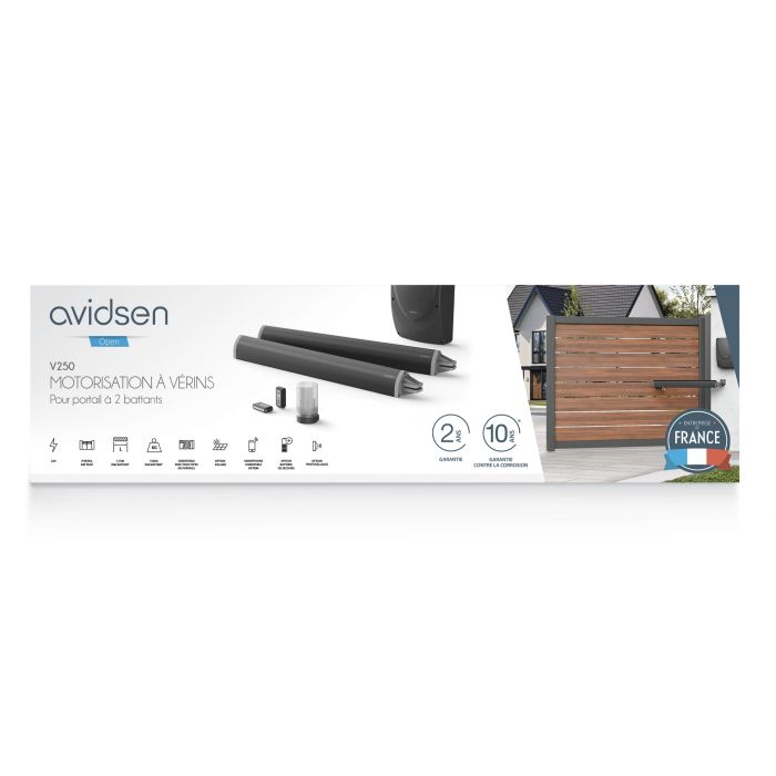 Avidsen V250 Operatore a cilindro per cancello a battente