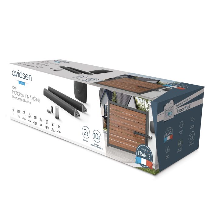 Avidsen V250 Operatore a cilindro per cancello a battente