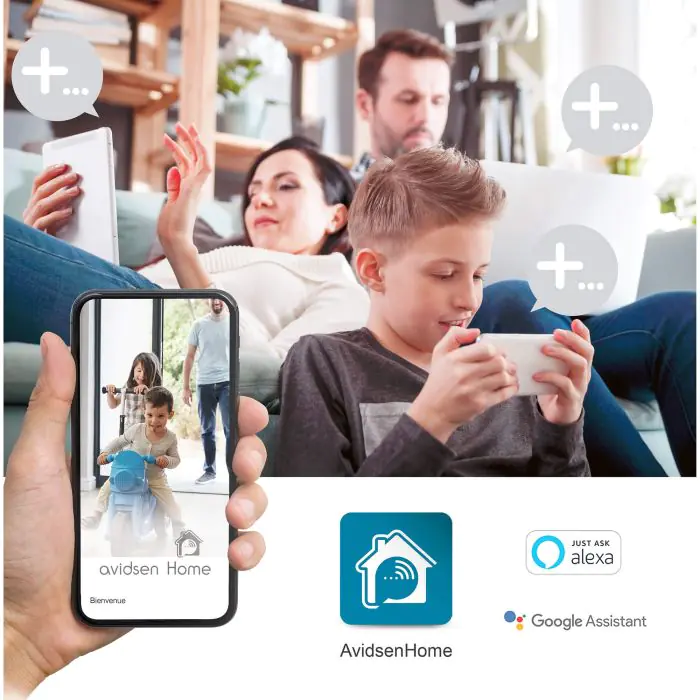 Telecamera Wifi esterno Spotlight con luce intelligente - 127005 - Allarmi e Telecamere WiFi - AvidsenStore