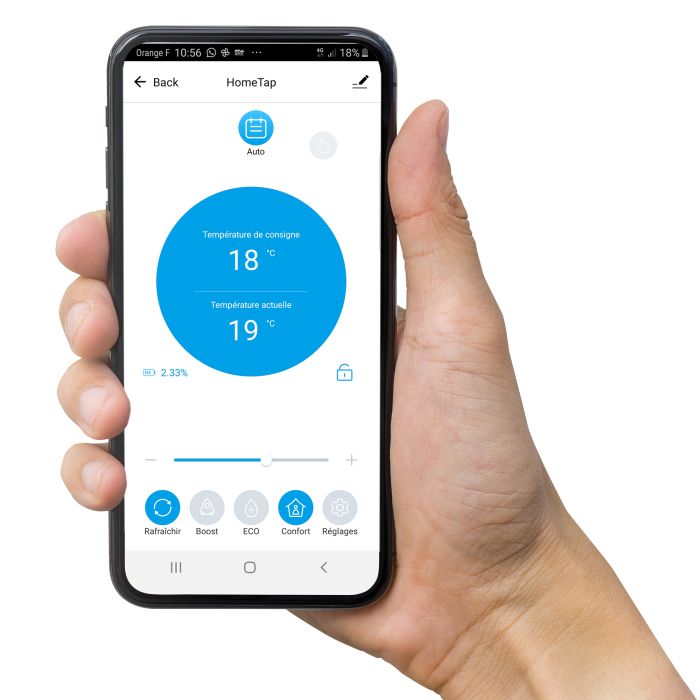 Valvola termostatica con ponte di collegamento HomeTap - Avidsen - 127049