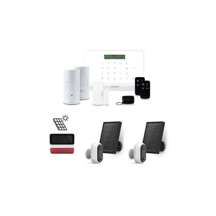 Allarme Acustico E Luminoso Solare Wireless 433MHZ Con Sirena Esterna - Foto 3