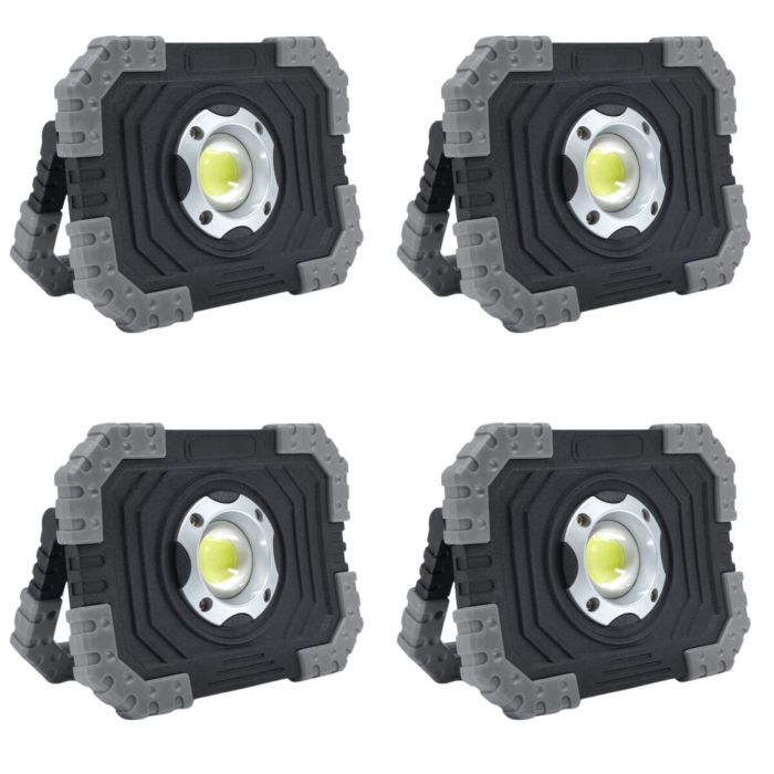 Set di 4 proiettore LED portatile da 650 lumen resistente alle cadute