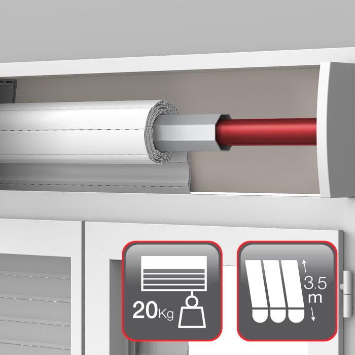 Motorizzazione per tapparelle e tende da sole - comando wireless