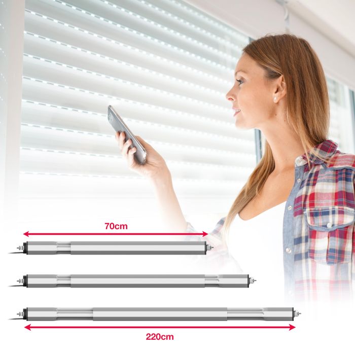 Motorizzazione per tapparelle e tende da sole - comando wireless