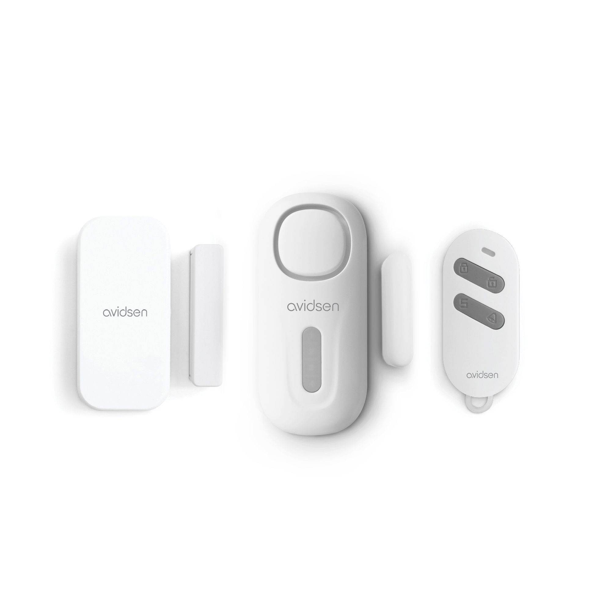 Ampia compatibilità con la gamma di mini-allarmi Avidsen