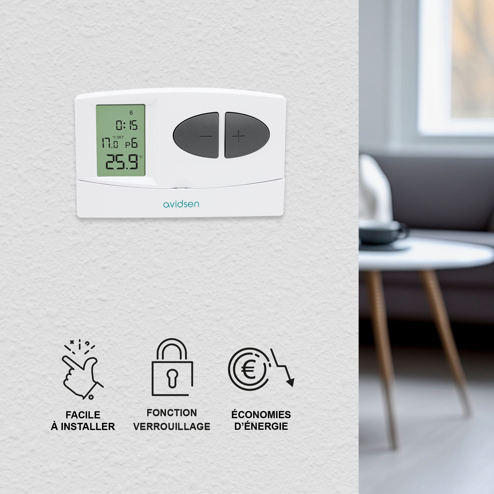 Un termostato facile da usare