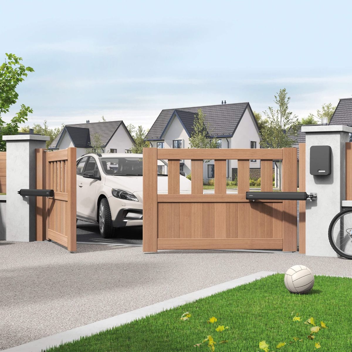 La motorizzazione del cancello fa risparmiare tempo e comfort