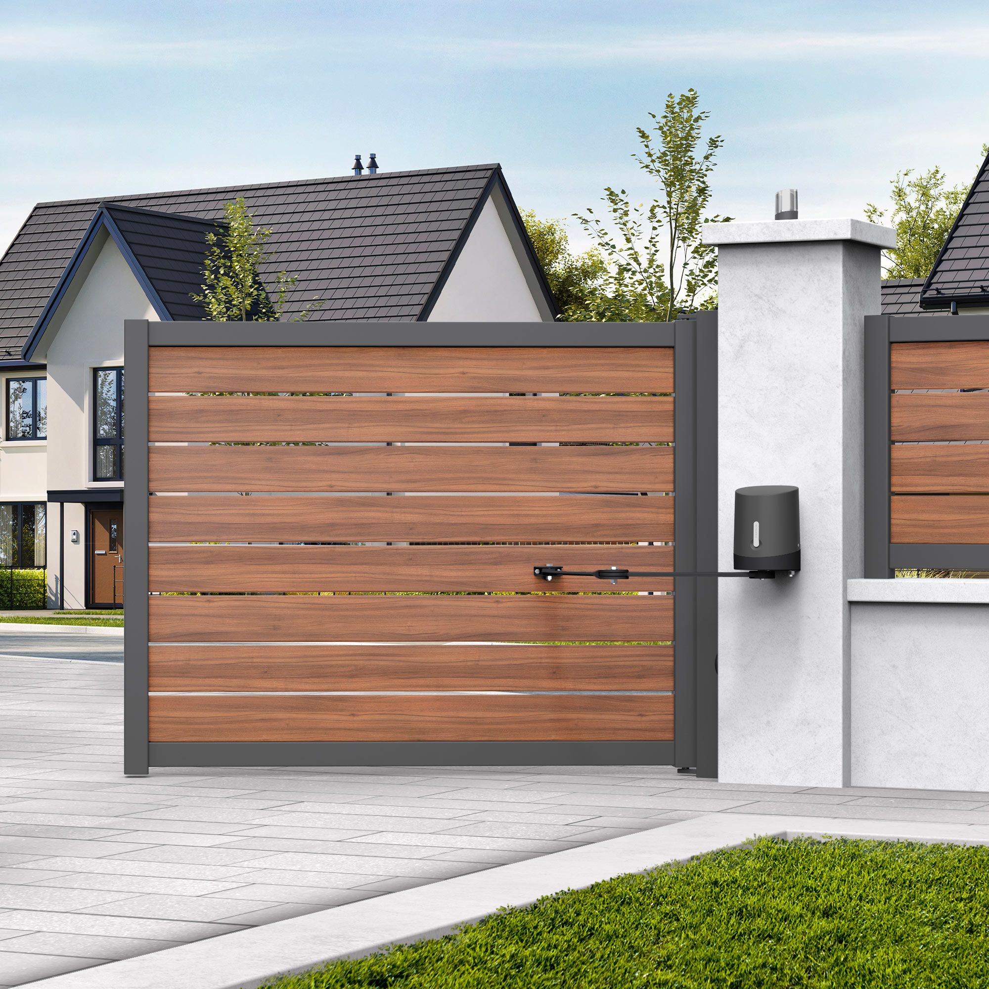 Motorizzazione che funziona con qualsiasi tipo di cancello