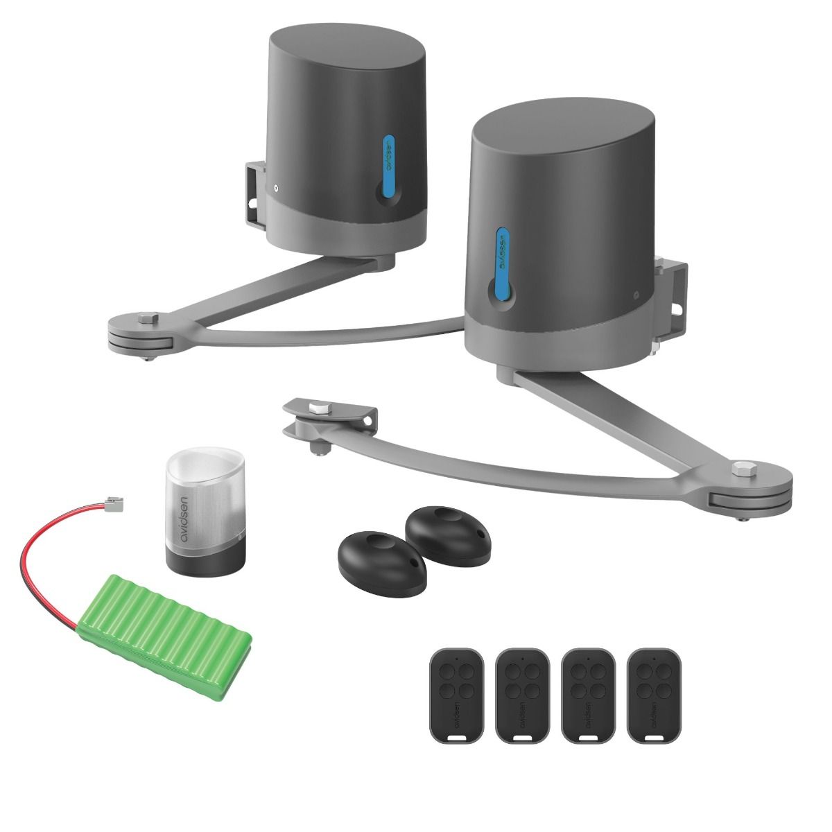Kit completo per cancello a battente, per una sicurezza ottimale