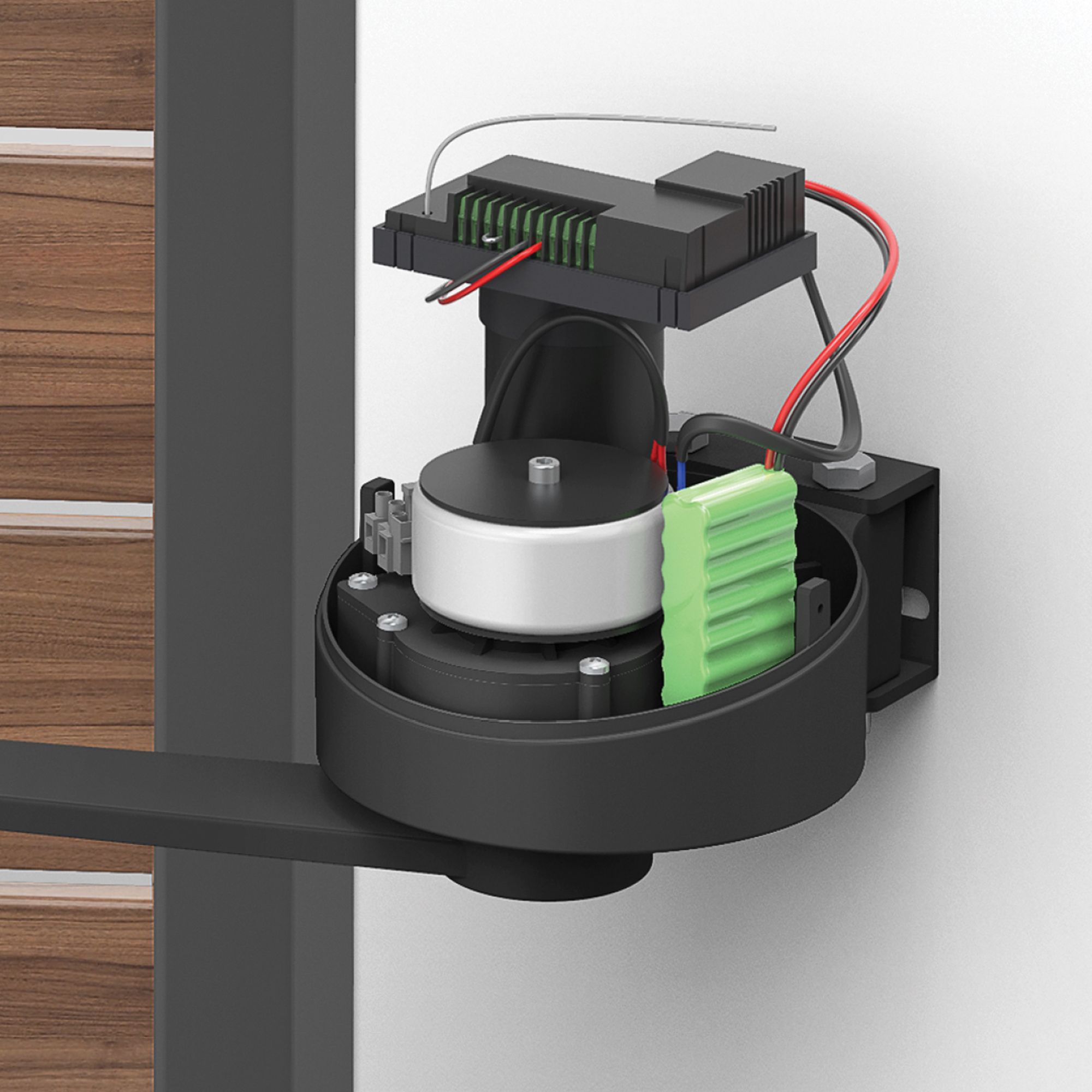 La batteria è compatibile con i motori Avidsen da 24 volt.