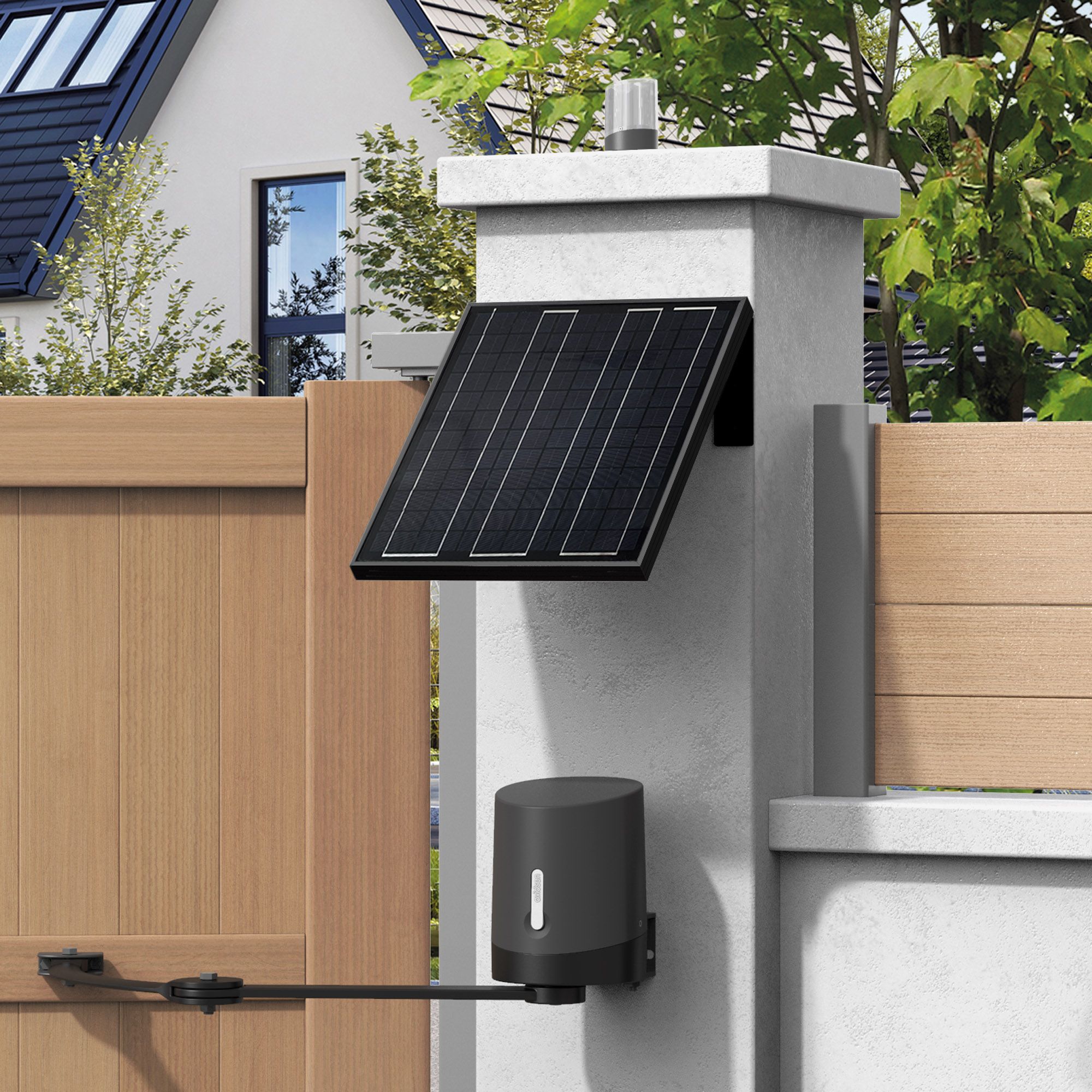 Un alimentatore solare compatto e attraente