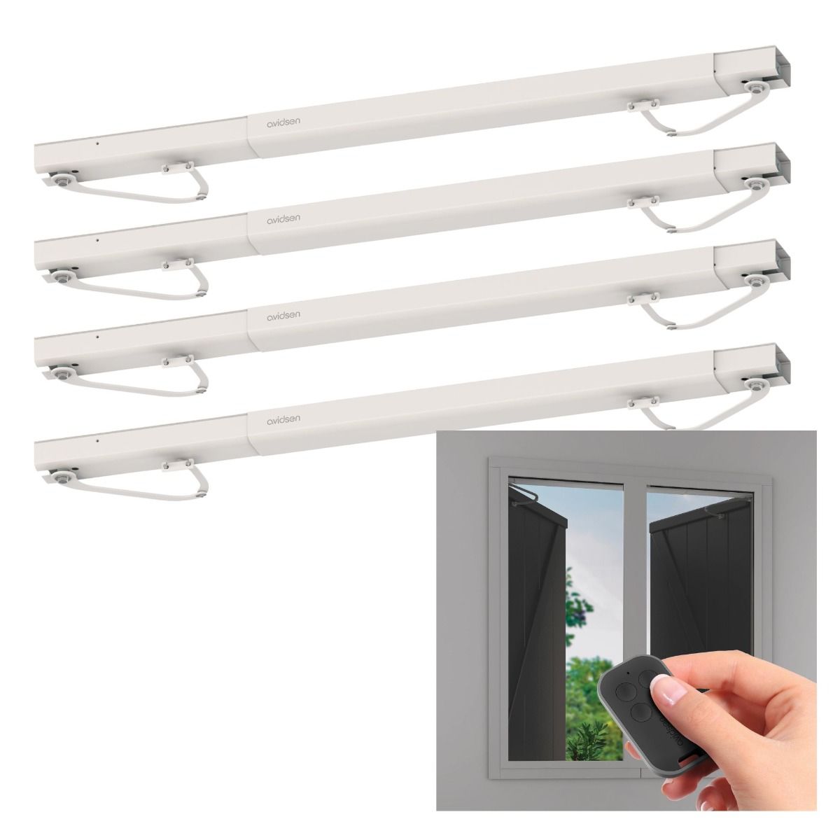 Set da 4 per automatizzare 4 finestre