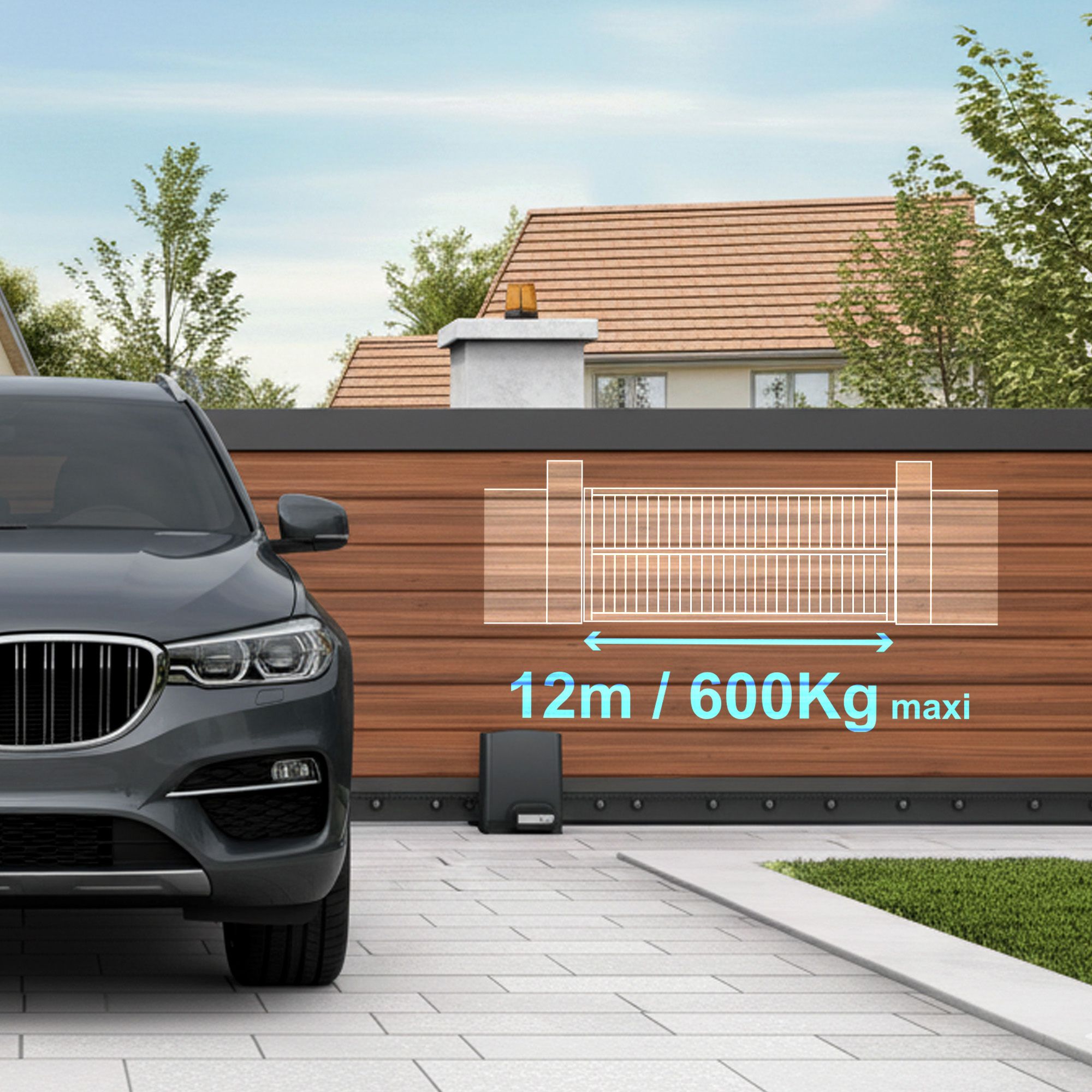 Un motore potente per un cancello XXL