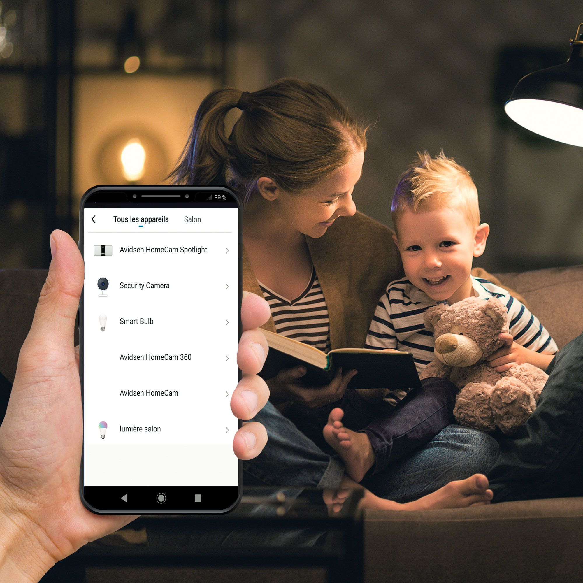 Perfettamente integrato nella vostra casa connessa