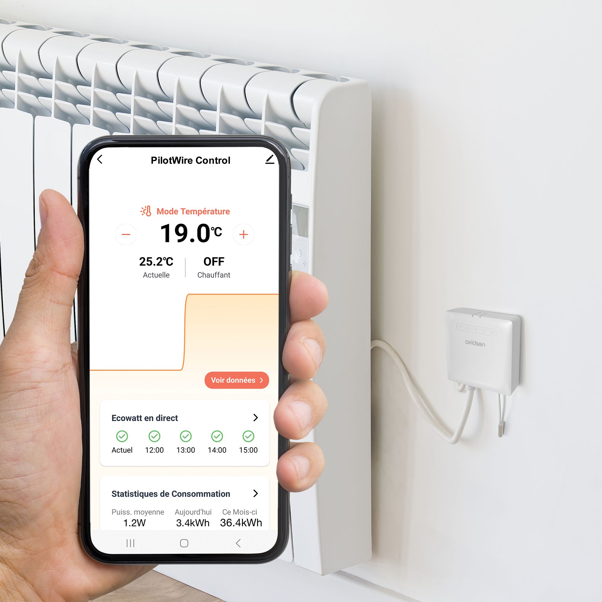 Un termostato connesso per una casa ben riscaldata