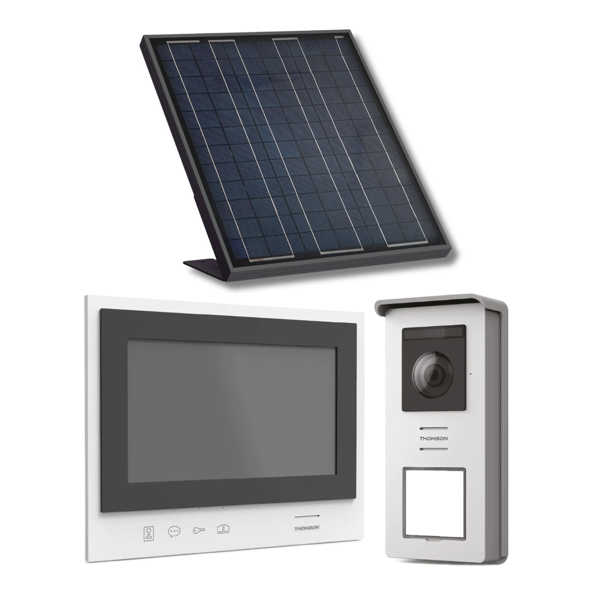 Un kit videocitofono solare completo