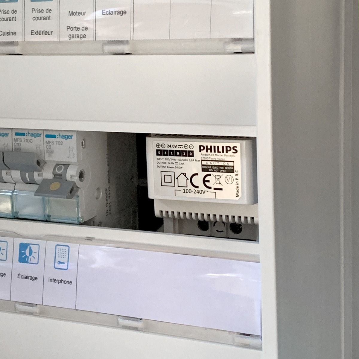 Il collegamento del monitor cablato discreto