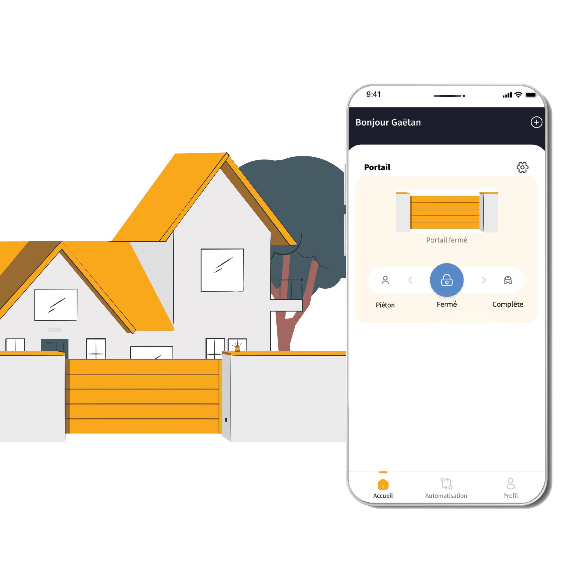 Tutto succede dall'app gratuita Extel Umii.