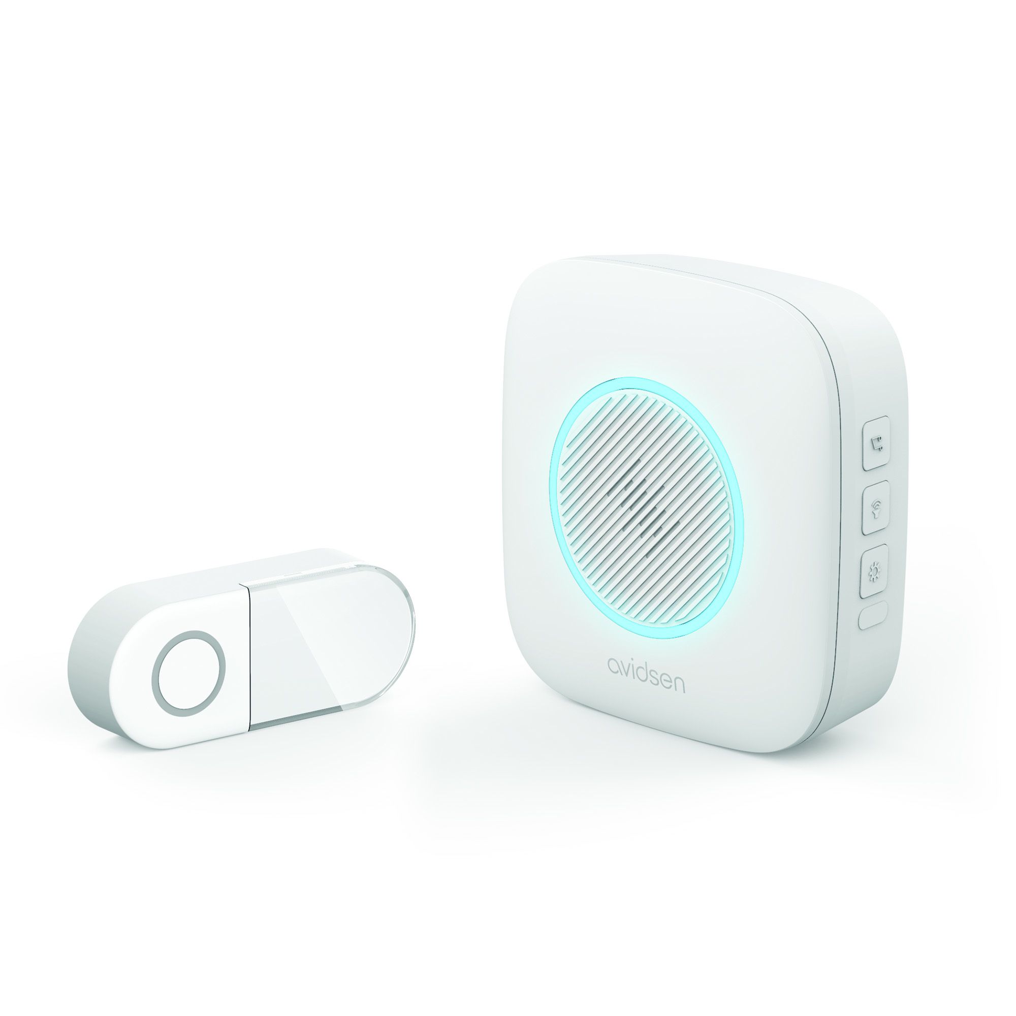 Campanello Rumoroso SURFOU - Impermeabile, Portata 400m, 55 Suonerie, Con LED Lampeggiante, Ideale Per Esterni Campanello Wireless