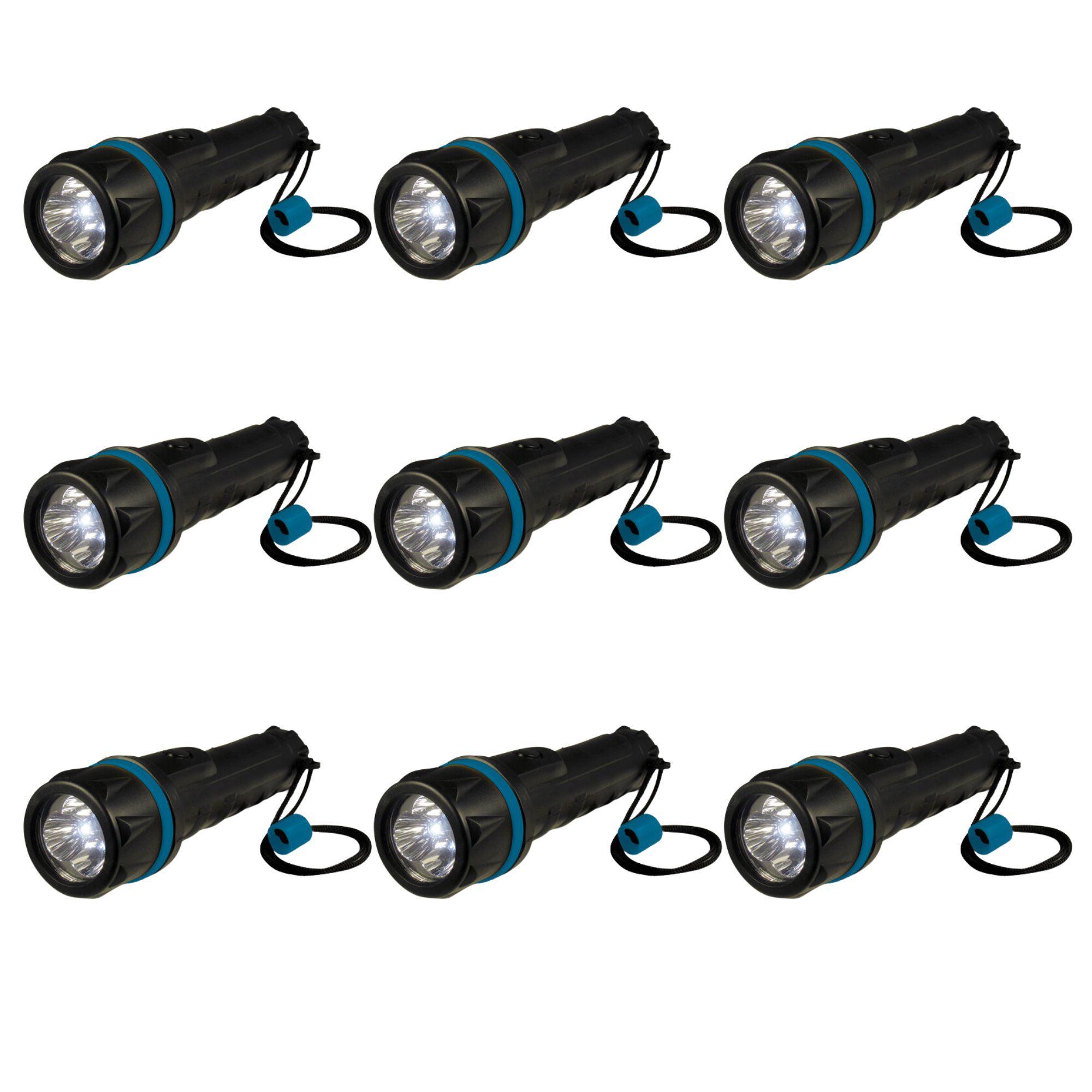 POLY POOL - PP3153 Torcia LED Portatile 1W ALUMINI - Torcia Mini LED 3