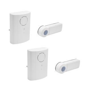 Set di 2 suoneria senza fili a innesto - Spina Carillo Set di 2 suoneria senza fili a innesto - Spina Carillo