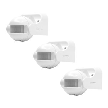 Set di 3 detector de presencia blanco