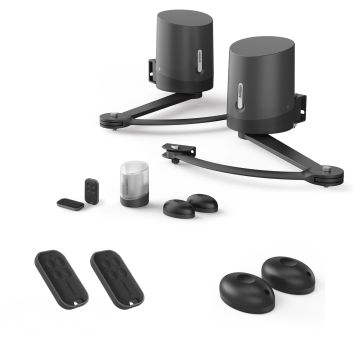 Kit Apricancello a braccia articolate per cancelli a battente ORANE 114201 - Ante fino a 2,50 mt./ 250 Kg. - 24V + 2 Telecomandi e 2 Fotocellule supplementari