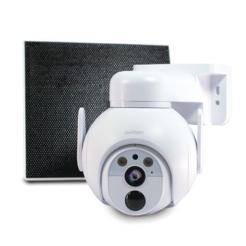 Telecamera IP motorizzata per esterni 2,5K solare a batteria HomeCam Battery 2,5 K PTZ - Avidsen - 127157