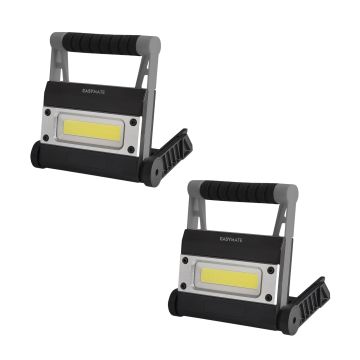 Set di 2 Fari LED ricaricabili 750 Lumens con funzione Power Bank - EasyMate