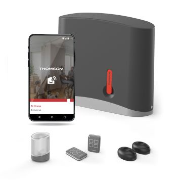 Operatore per cancelli scorrevoli Swip 200 - Thomson Collegato al vostro smartphone Android o Apple Operatore per cancelli scorrevoli Swip 200 - Thomson Collegato al vostro smartphone Android o Apple