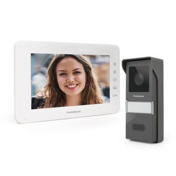 Videocitofono 2 fili schermo a colori 7" doppio controllo Tili - Thomson - 512267