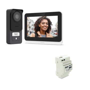 Videocitofono cablato e connesso con qualità dell'immagine 3K Philips WelcomeEye Connect 3 con trasformatore