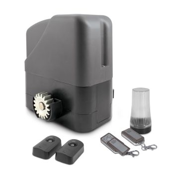 Kit di motorizzazione 12v per cancello scorrevole 600kg venduto senza cremagliera Kit di motorizzazione 12v per cancello scorrevole 600kg venduto senza cremagliera