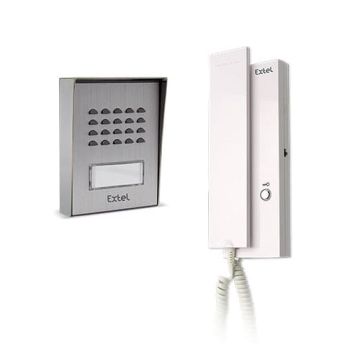 Citofono 2 fili 2 comandi elettrici per serrature - WEPA 401 LC3 - Extel - 710019 Citofono 2 fili 2 comandi elettrici per serrature - WEPA 401 LC3 - Extel - 710019