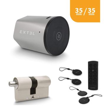 Kit serratura smart Extel Lock + cilindro 35/35 mm + tastiera wireless + 2 badge aggiuntivi