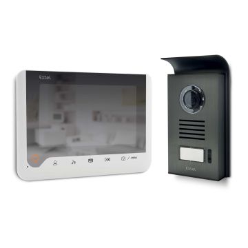 Videotelefono a 2 fili da 7" con memoria a specchio e doppio comando Ice - Extel - 720306 Videotelefono a 2 fili da 7" con memoria a specchio e doppio comando Ice - Extel - 720306
