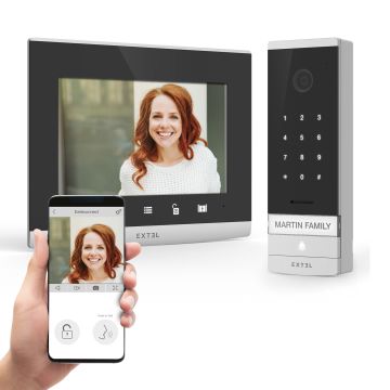 Videocitofono Smart filare con tastiera integrata - Extel Code Connect - 720320