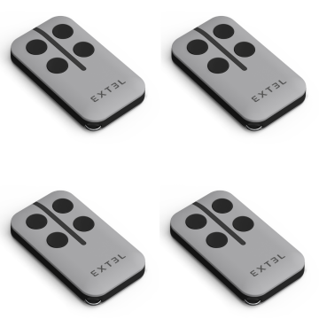 Set di 4 telecomandi Extel Umii per motorizzazione