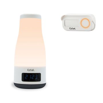 Mood-Campanello da ambiente con altoparlante bluetooth e lampada integrata