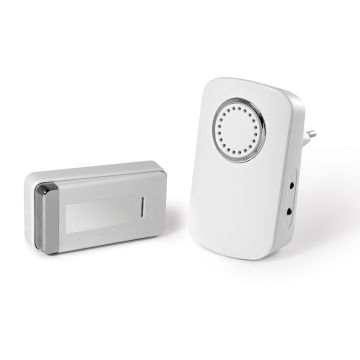 Suoneria senza fili senza batteria a innesto con tecnologia cinetica aggiornabile - Avidsen - 102438