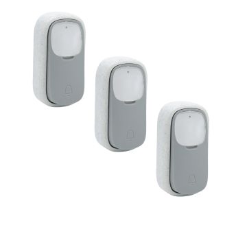 set di 3 additional wireless call button for Bamboo chime - Bamboo Push